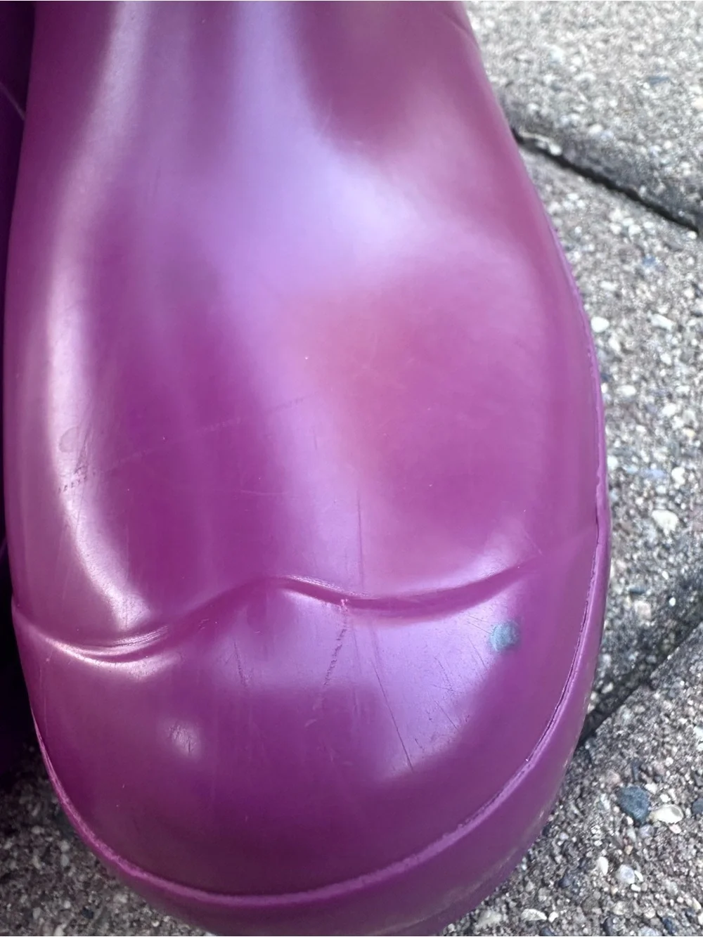 Hunter Women's  Plum Knee-High Rain Boots FAIR condition.